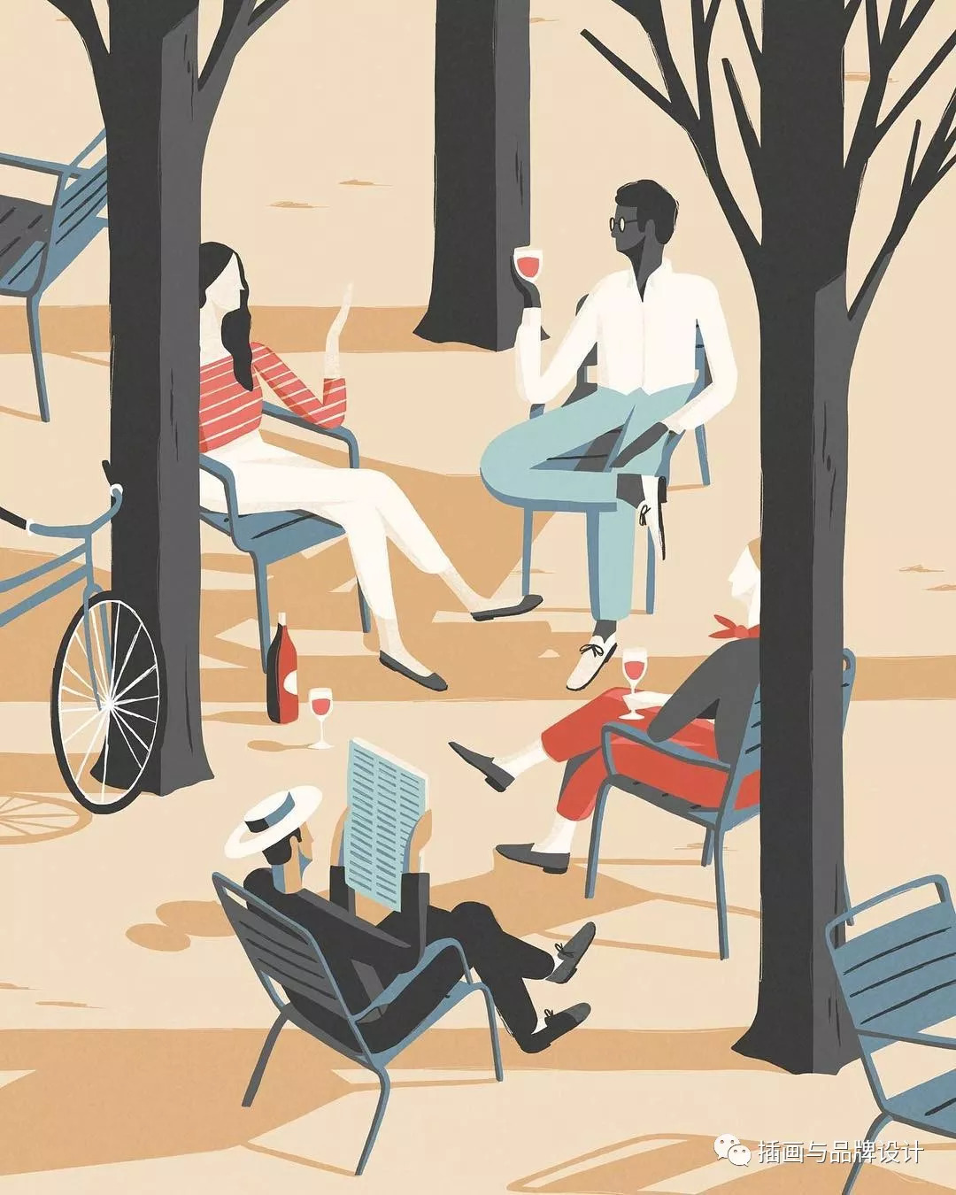 插画丨小哥哥画出我们最想要的生活,365天优雅惬意的懒散时光