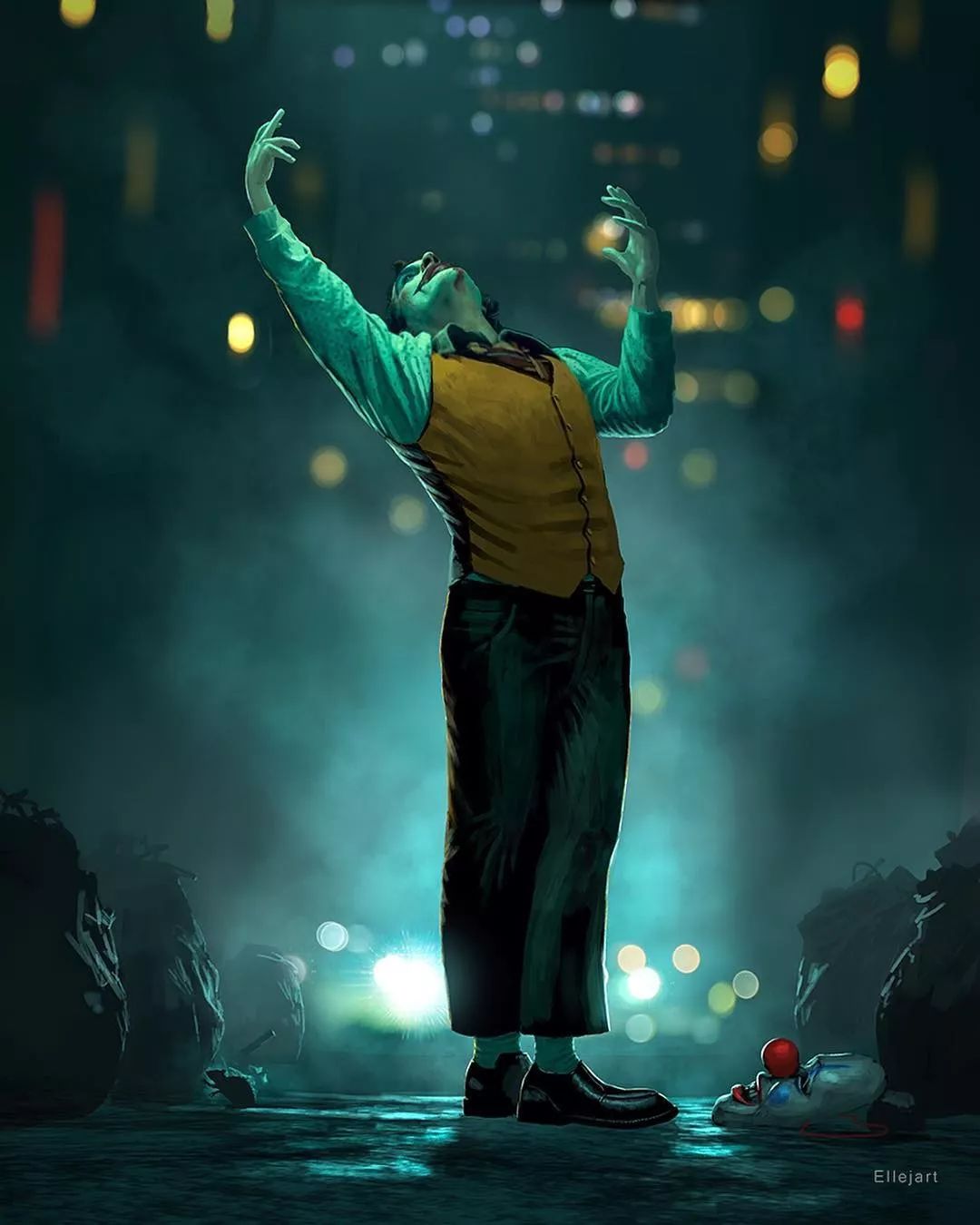 描述小丑的悲惨生活,政府的不作为,社会的冷漠以及市民的自暴自弃心态