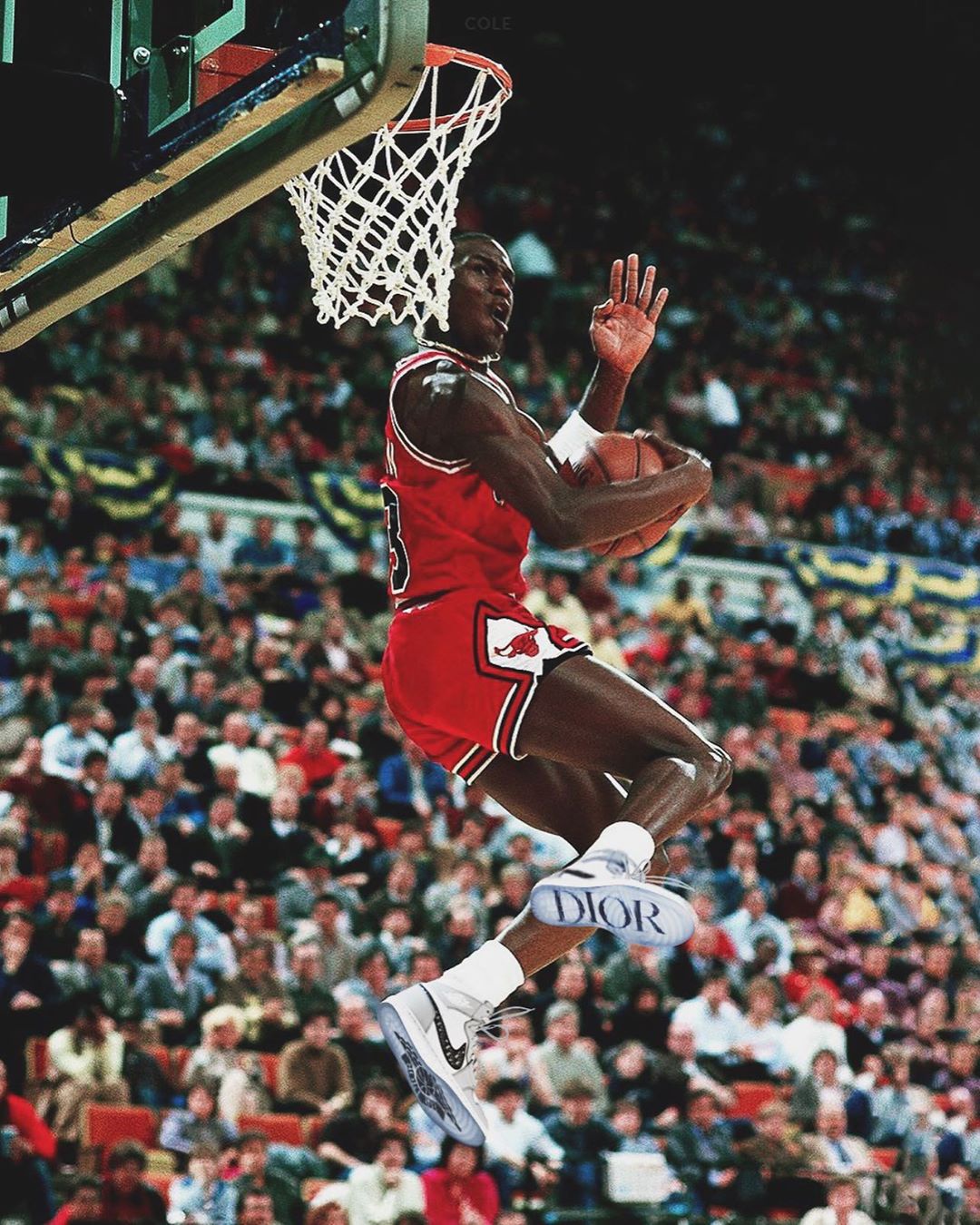 万万没想到乔丹亲自示范diorxaj1竟然还穿了ts联名