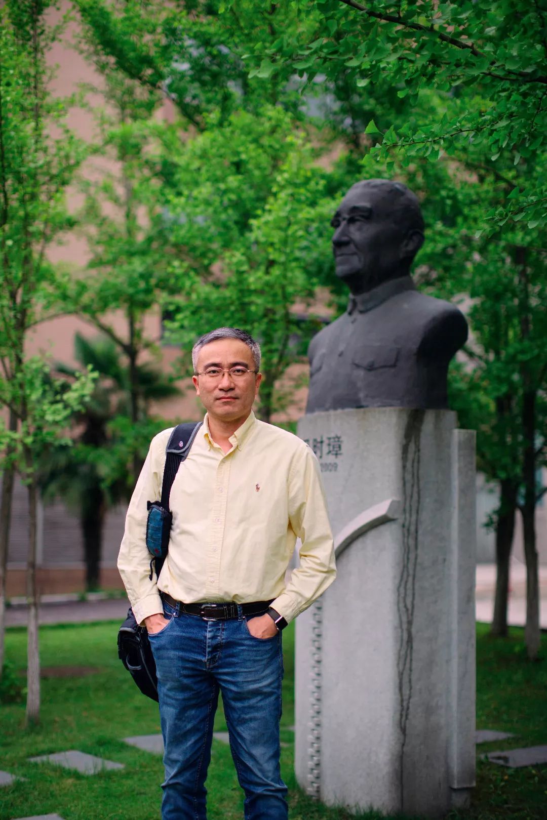 中国科大生命科学学院执行院长薛天(黄宇 摄)