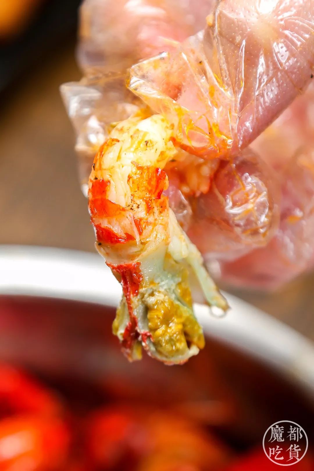 小龙虾肉照片图片