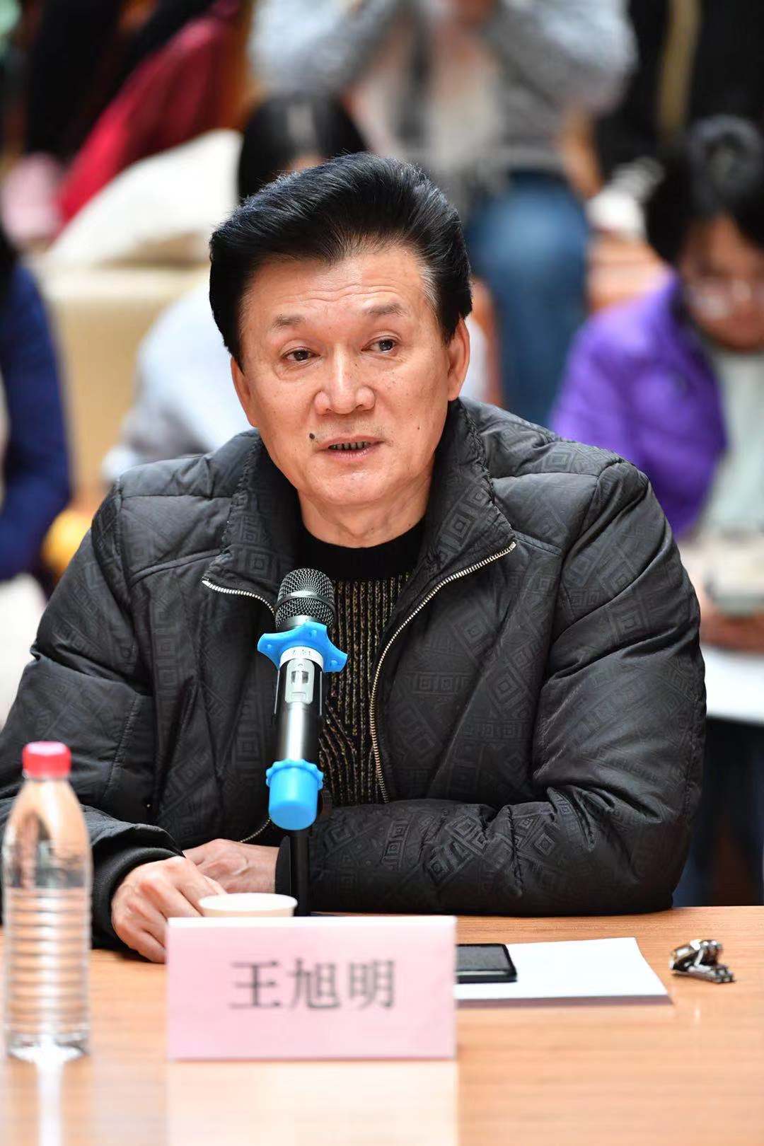 语文出版社社长,教育部原新闻发言人王旭明发言.主办方供图