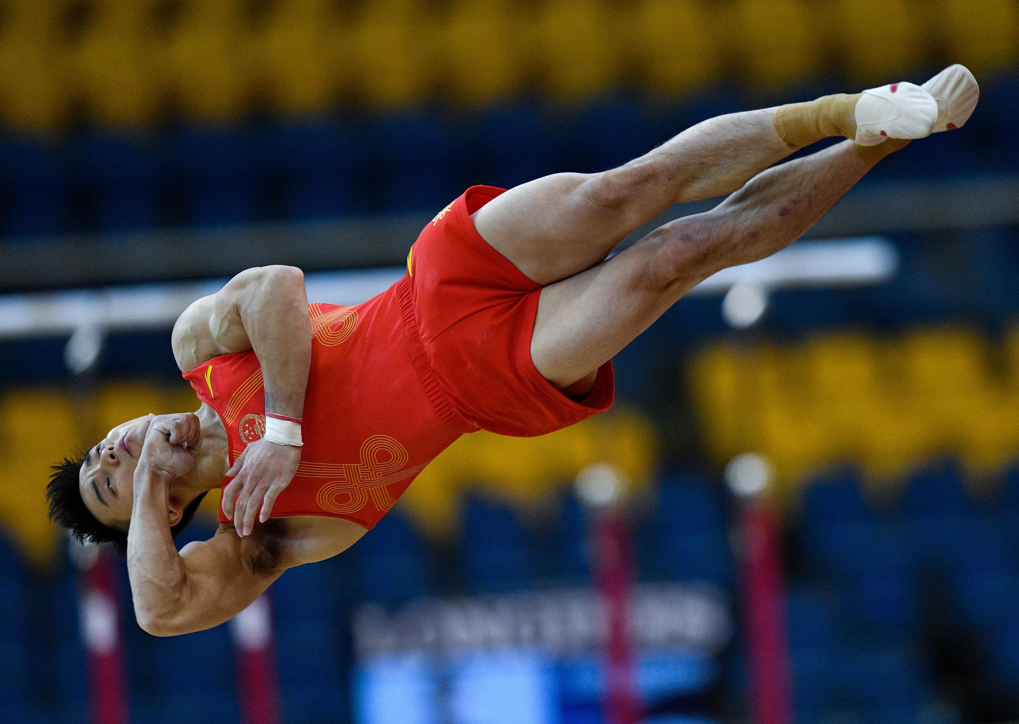 体操世锦赛:中国队男子团体夺冠