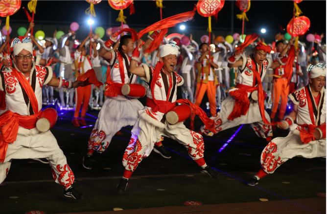 安塞腰鼓舞起来!喊一嗓陕北民歌能解压