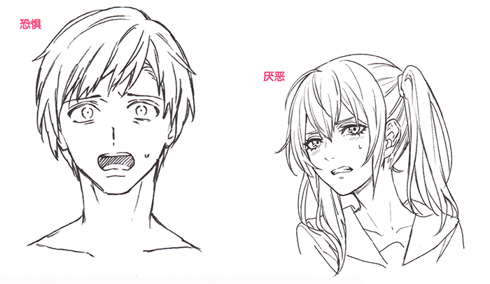 漫画人物表情该怎么画漫画人物各种面部表情的画法
