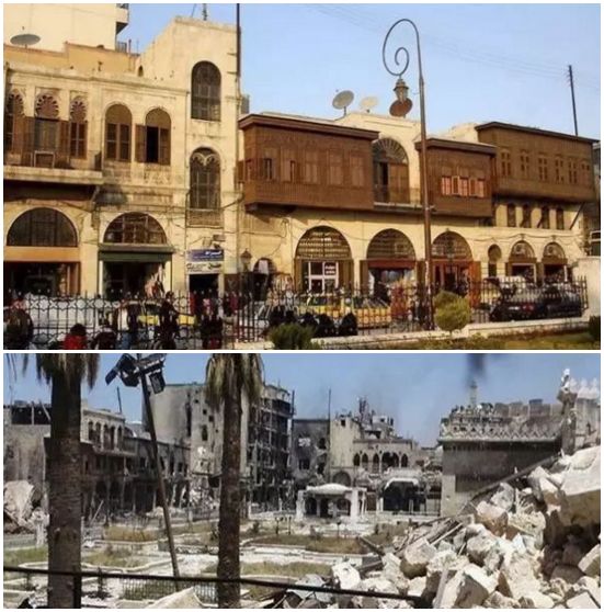 这组叙利亚战争前后对比照片深深的戳痛了世界的心
