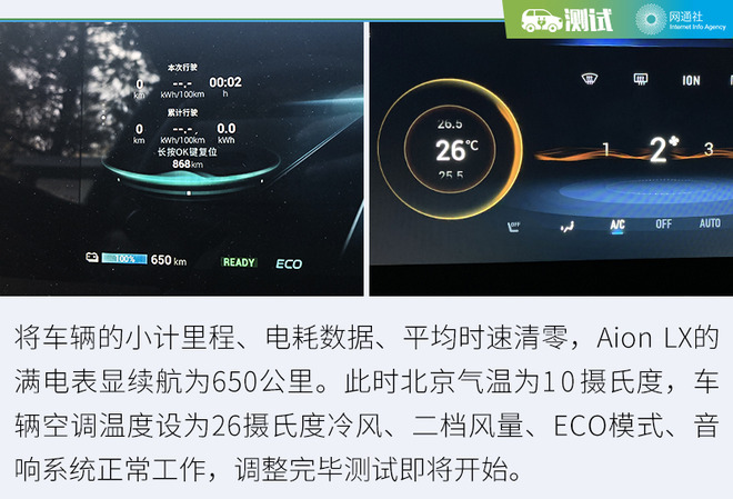 综合续航里程超过600公里 测广汽新能源 Aion LX