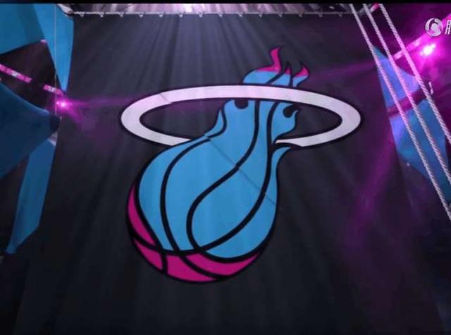 热火队标升级全新配色! 网友: 热火队标不管怎么改, 都像章鱼