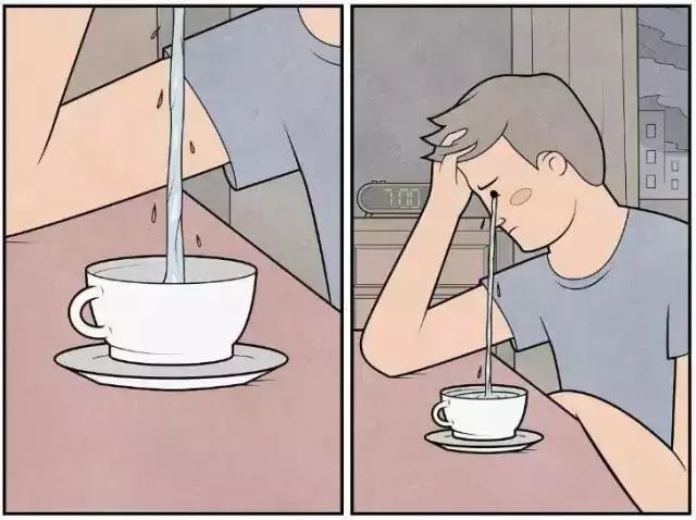 漫画丨他的画治好了我的抑郁症,黑色幽默漫画师,自拍两分钟,修图五