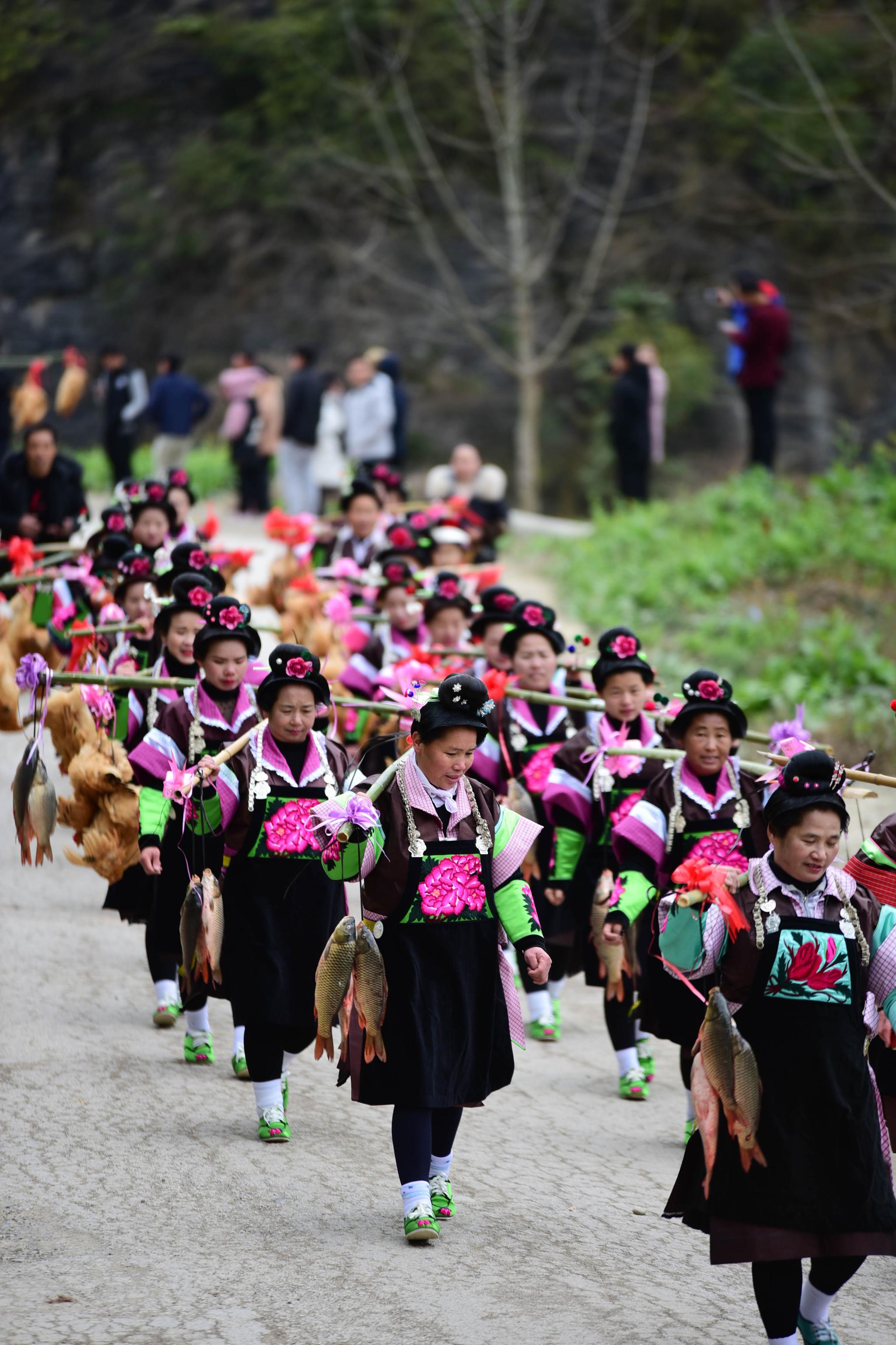 "姑妈"回娘家 欢喜庆新年
