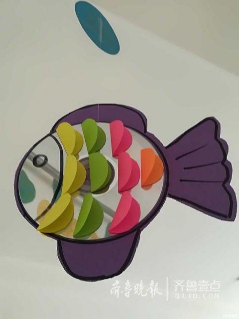 济南一幼儿园孩子自制光盘鱼,变废为宝