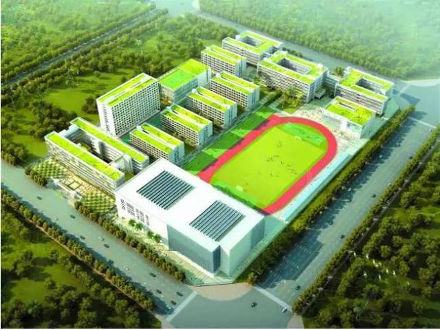 金山中学海湾校区金山中学海湾校区,项目规划建设国家示范性高中,由