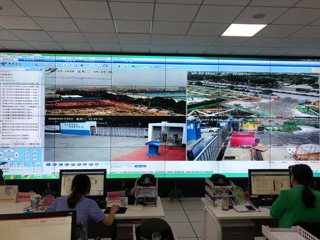 江宁开发区对在建工地24小时,全方位视频监控
