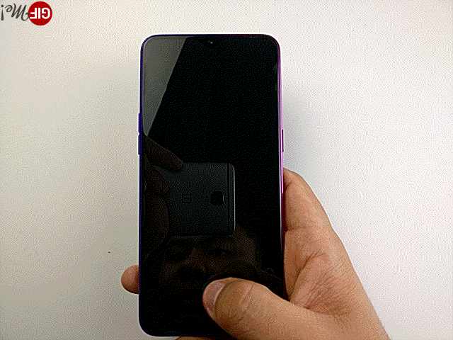 OPPO R17的光感屏幕指纹识别过程