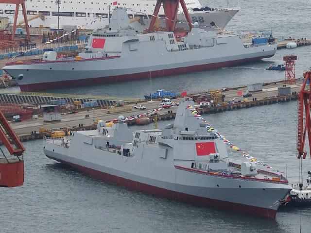 报道称,中国海军计划在未来5年内至少采购8艘055型驱逐舰,这是为解放