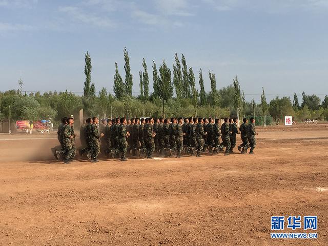 走进热血边关,看武警兵团总队执勤第二支队执勤二中队军事演练