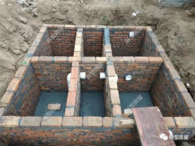 让包工头抓狂的化粪池正确施工在这里农村别墅排污再无后顾之忧