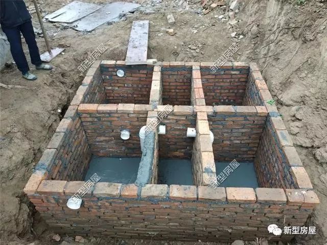 让包工头抓狂的化粪池正确施工在这里农村别墅排污再无后顾之忧