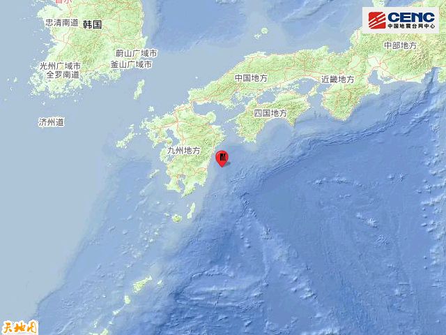 日本九州岛附近海域发生5 1级地震 手机新浪网 日本九州岛附近海域发生5 1级地震 手机新浪网