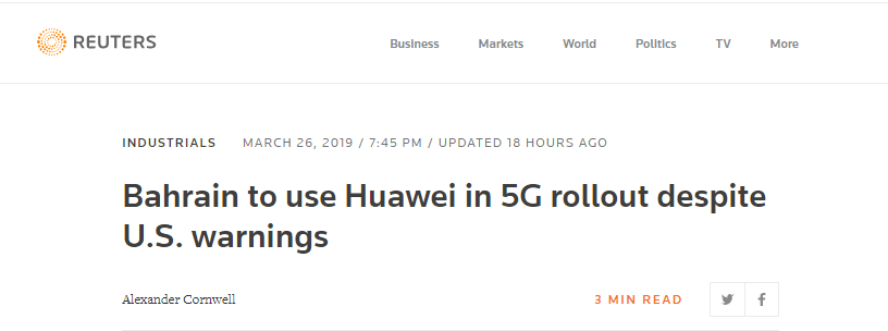 (路透社报道截图)