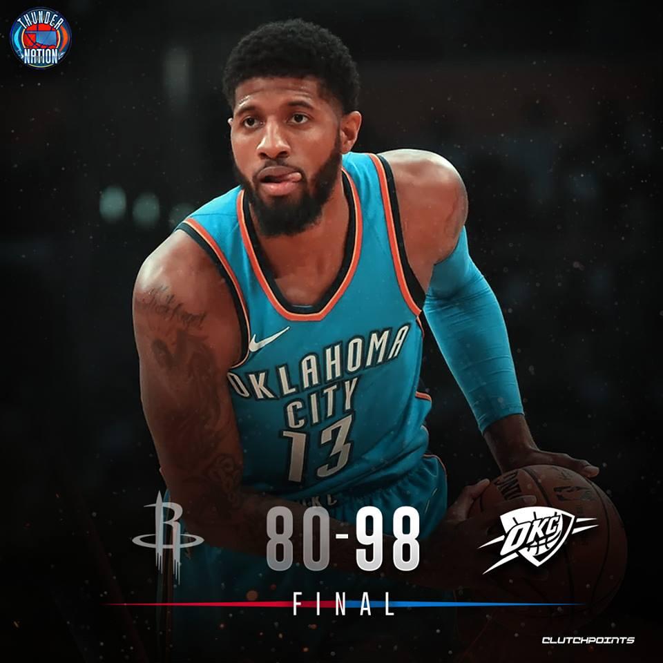 在与火箭一役中,乔治得到20分11篮板6助攻6抢断.