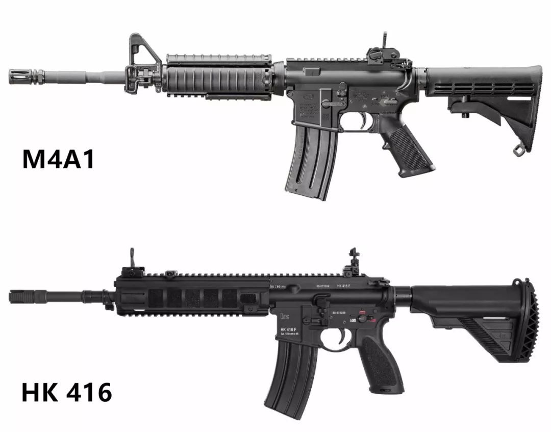 导气式闭锁原理,改进自美制m4步枪,并使用了g36k自动步枪的短活塞系统