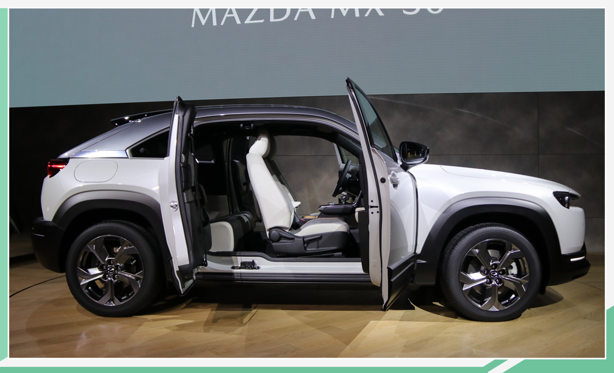 对开门设计/2020年开售 马自达首款纯电SUV亮相