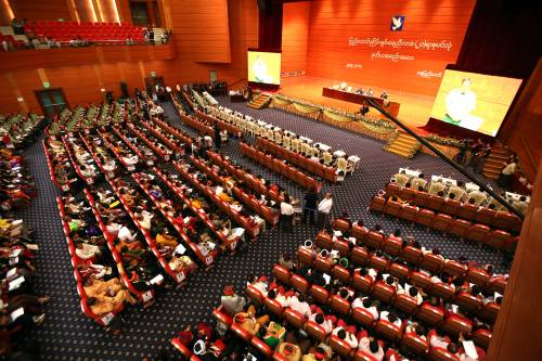 2017年5月29日,缅甸第二届21世纪彬龙会议暨联邦和平大会闭幕式在内比