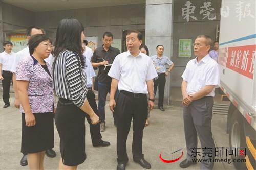 摄东莞时间网讯 (记者 伍江)8月29日下午,市委副书记,市长肖亚非率队