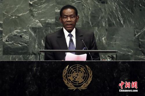 资料图:赤道几内亚总统奥比昂.