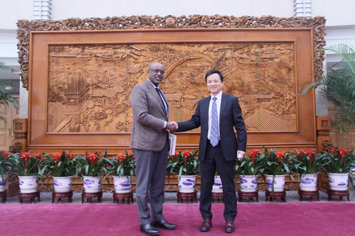 外交部非洲司司长戴兵会见国际货币基金组织非洲部主任塞拉西
