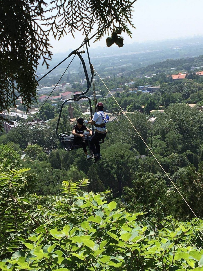 北京市质监局开展香山公园客运索道应急演练