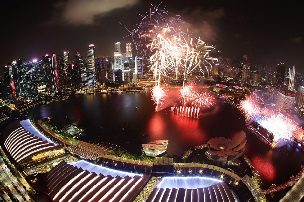 新加坡举行国庆日盛大庆典