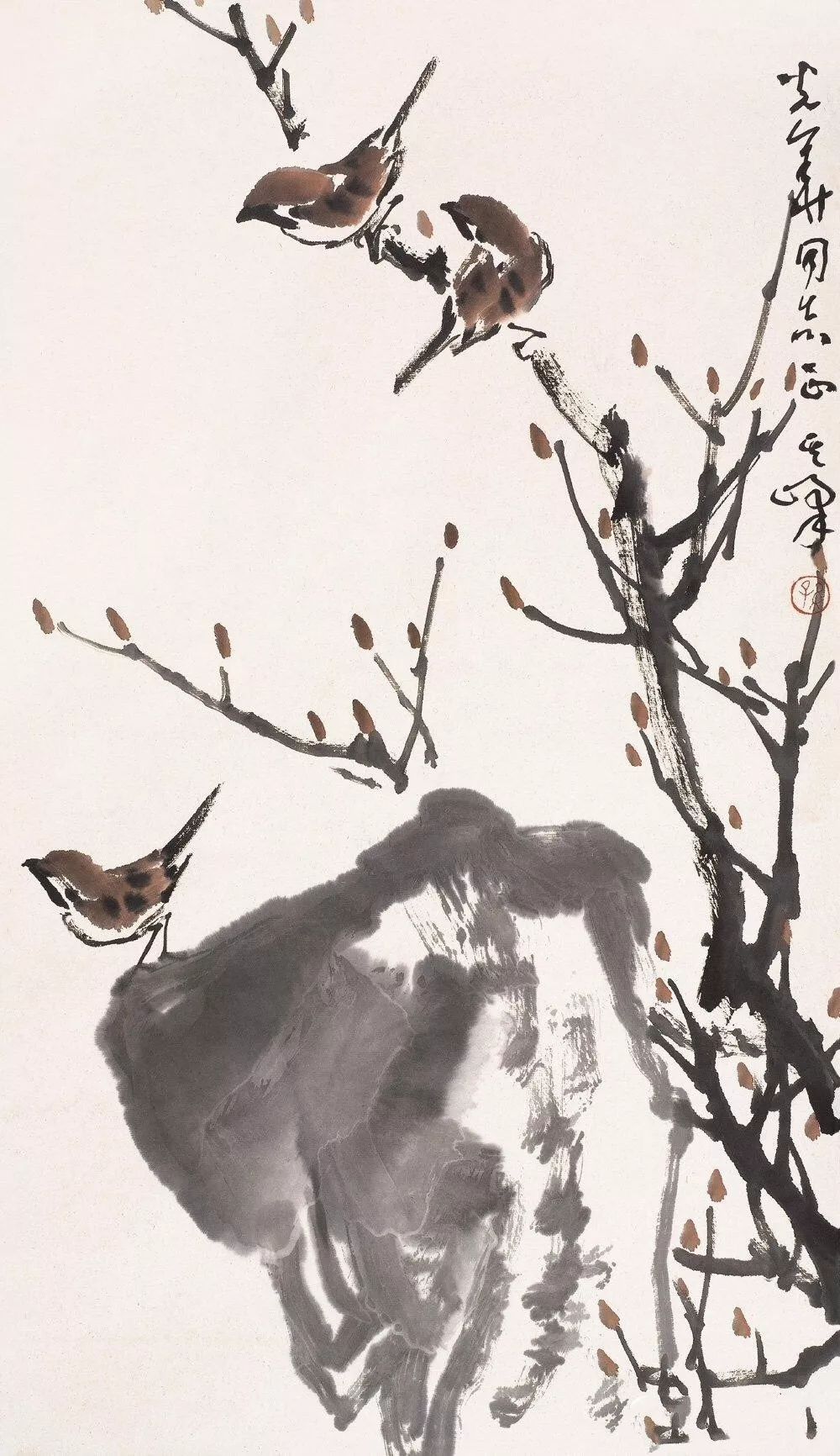 名家画的小麻雀你喜欢那一只