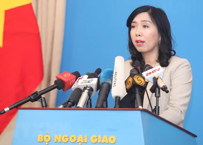 越南外交部发言人黎氏秋姮回答记者的提问 图越通社