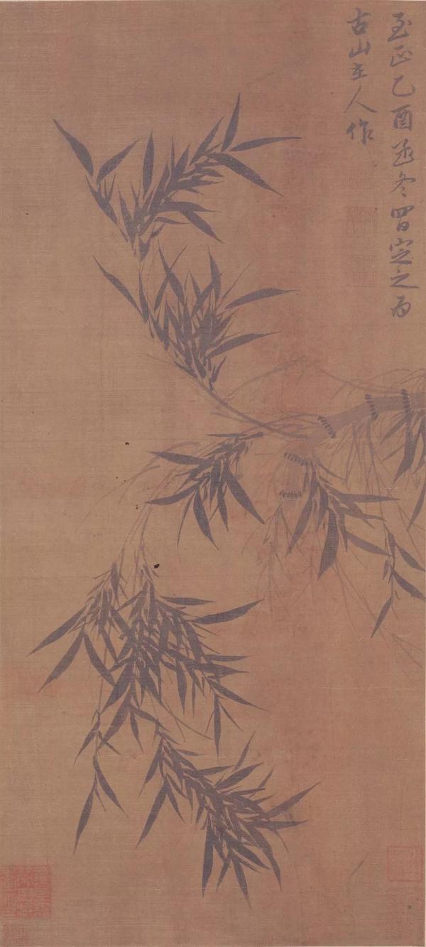 至元代,文人画大兴,墨竹在绘画门类占有显著的地位,名家辈出,如李衎