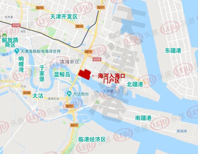 天津新港船厂217亿地块挂牌海河入海口门户区c位出道