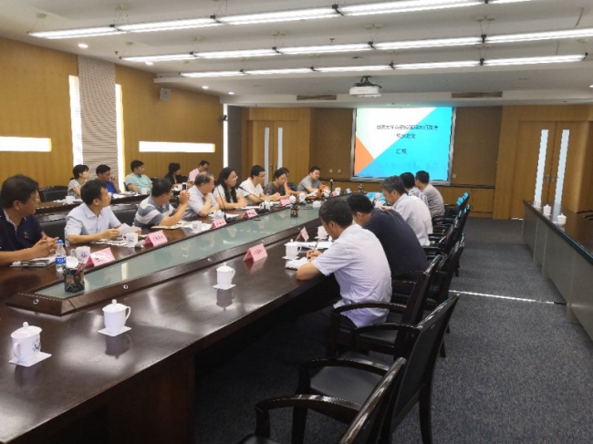 上海市防汛办一行来我校调研