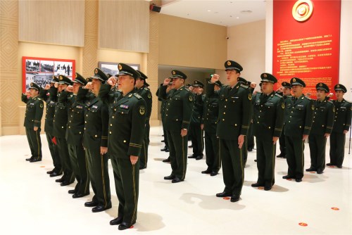 万水千山不忘来时路武警南京支队雨花台红色教育基地挂牌