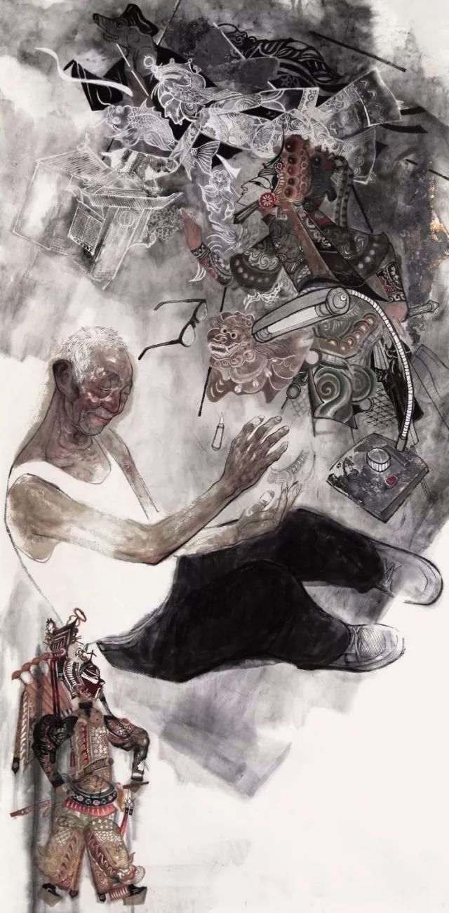 中国美术家协会会员王永文水墨人物画作品