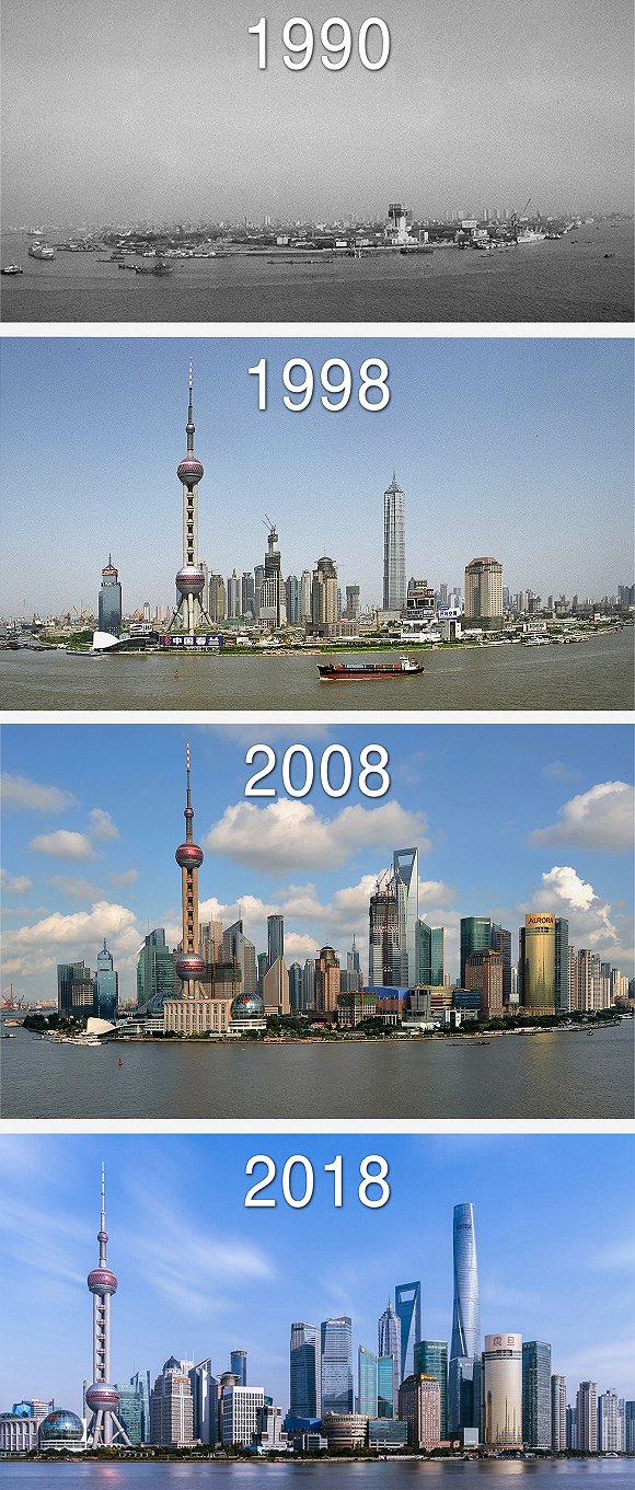图集弹指间沧海桑田陆家嘴光影30年丨而立浦东