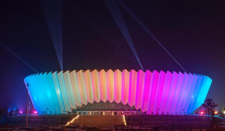 体育馆正式落成 东阳再添新地标