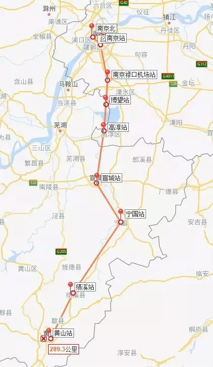 站,江宁站宁宣黄高铁主线起自南京北站按照方案还将在途径高淳时设站!