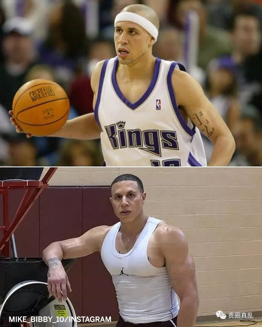 看这肌肉,真的能一口气来764次投篮 毕比退役后升级了啊,我们记忆中