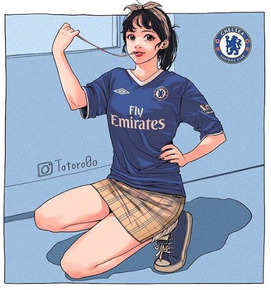 今日趣图:球衣女孩(多图预警)