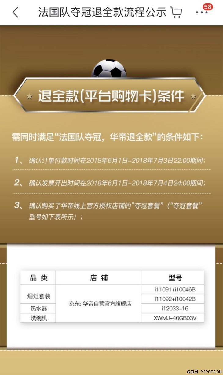 法国夺冠、华帝退款 为什么京东用户笑了?