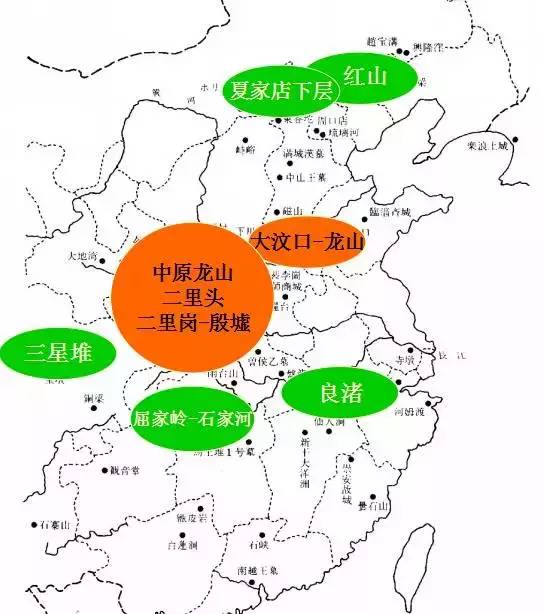 早期中国相关文化的分布所以到了张光直先生和苏秉琦先生,他们就