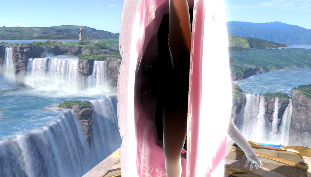 《任天堂明星大乱斗》裙底风光美 偷看光之女神小内内