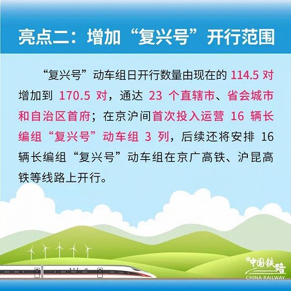 全国铁路将迎来2018年第二次调图