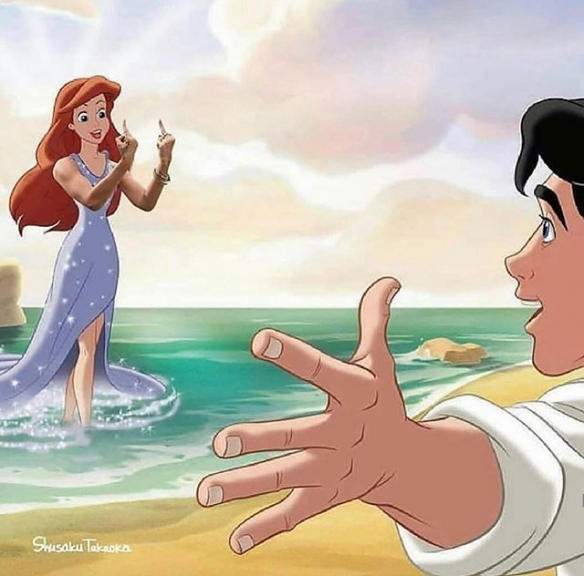 暗黑童话!绘师恶搞迪士尼公主 各种反骨行为大集合